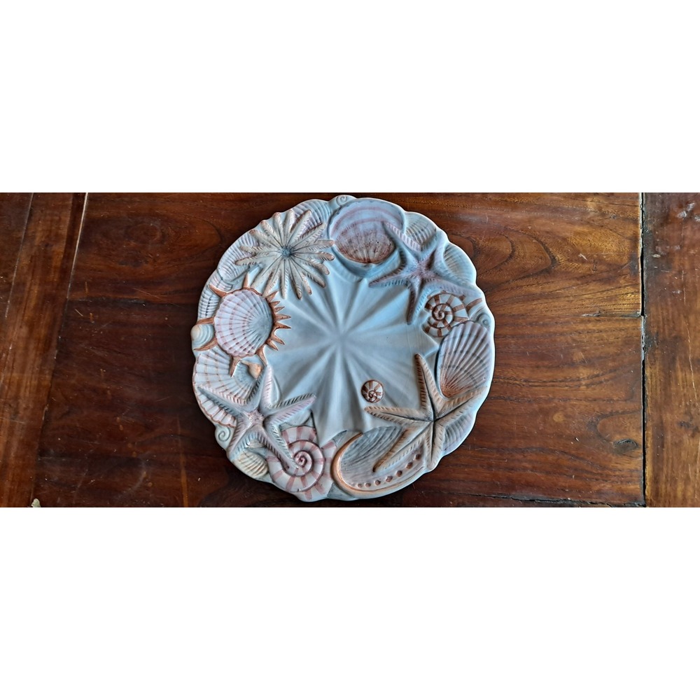 Neiman Marcus Porcelain Shell Plate 10" - Picture 3 of 5